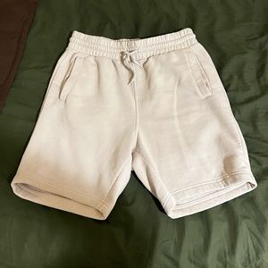 Khaki mens H&M shorts